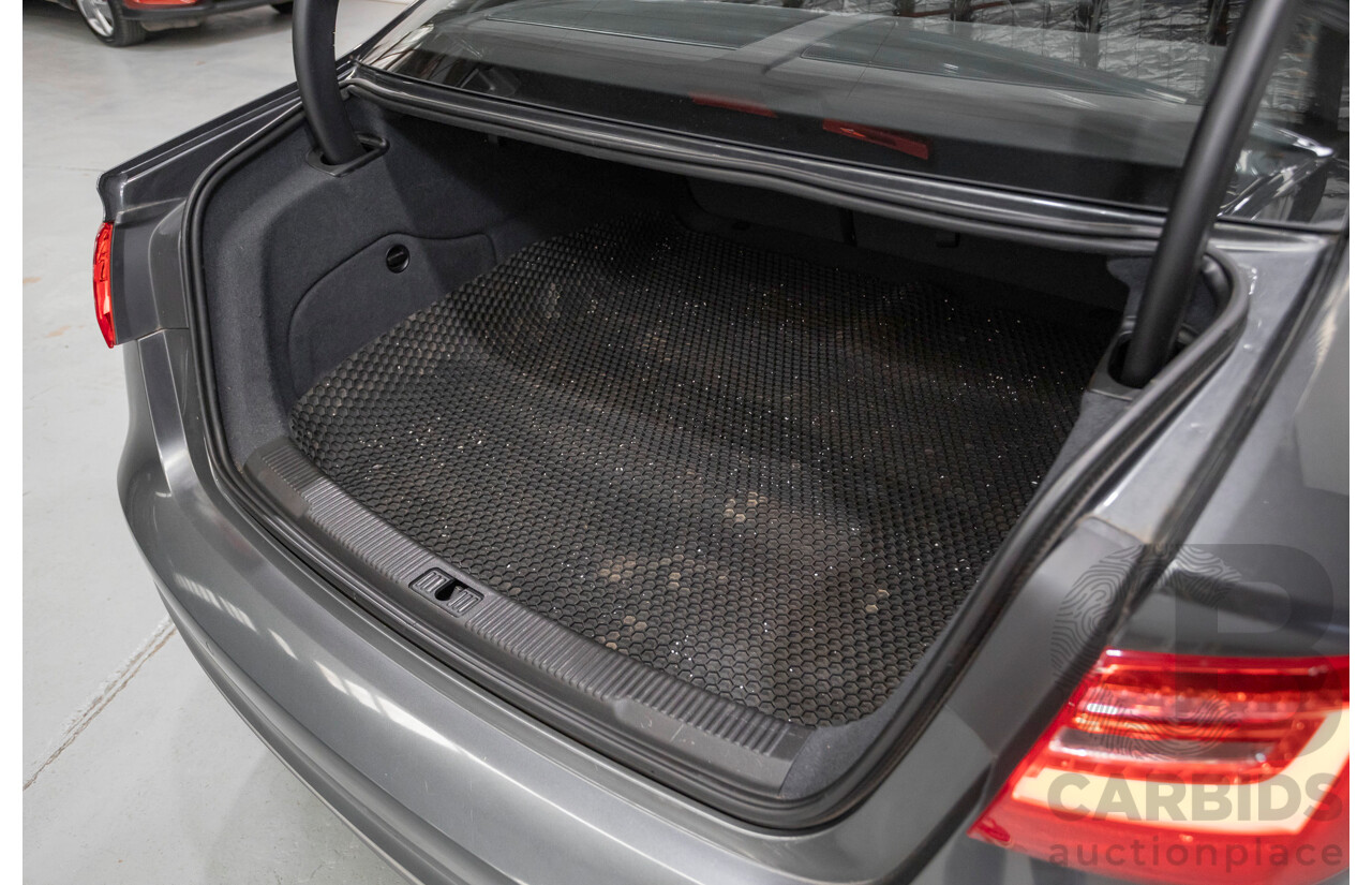11/2012 Audi A6 S-Line 3.0 TDI Quattro (AWD) 4GL 4d Sedan Daytona Gray Pearlescent Turbo Diesel V6 3.0L