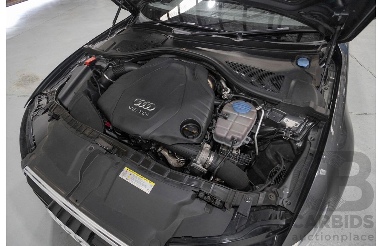 11/2012 Audi A6 S-Line 3.0 TDI Quattro (AWD) 4GL 4d Sedan Daytona Gray Pearlescent Turbo Diesel V6 3.0L