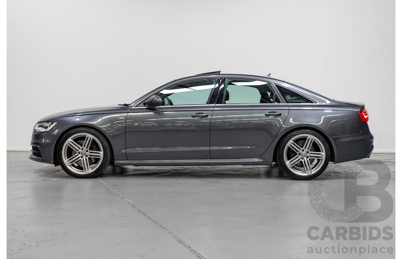 11/2012 Audi A6 S-Line 3.0 TDI Quattro (AWD) 4GL 4d Sedan Daytona Gray Pearlescent Turbo Diesel V6 3.0L