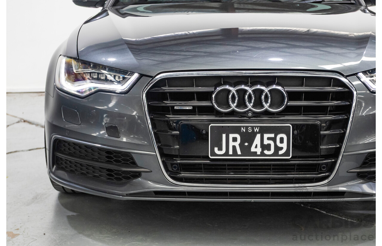 11/2012 Audi A6 S-Line 3.0 TDI Quattro (AWD) 4GL 4d Sedan Daytona Gray Pearlescent Turbo Diesel V6 3.0L