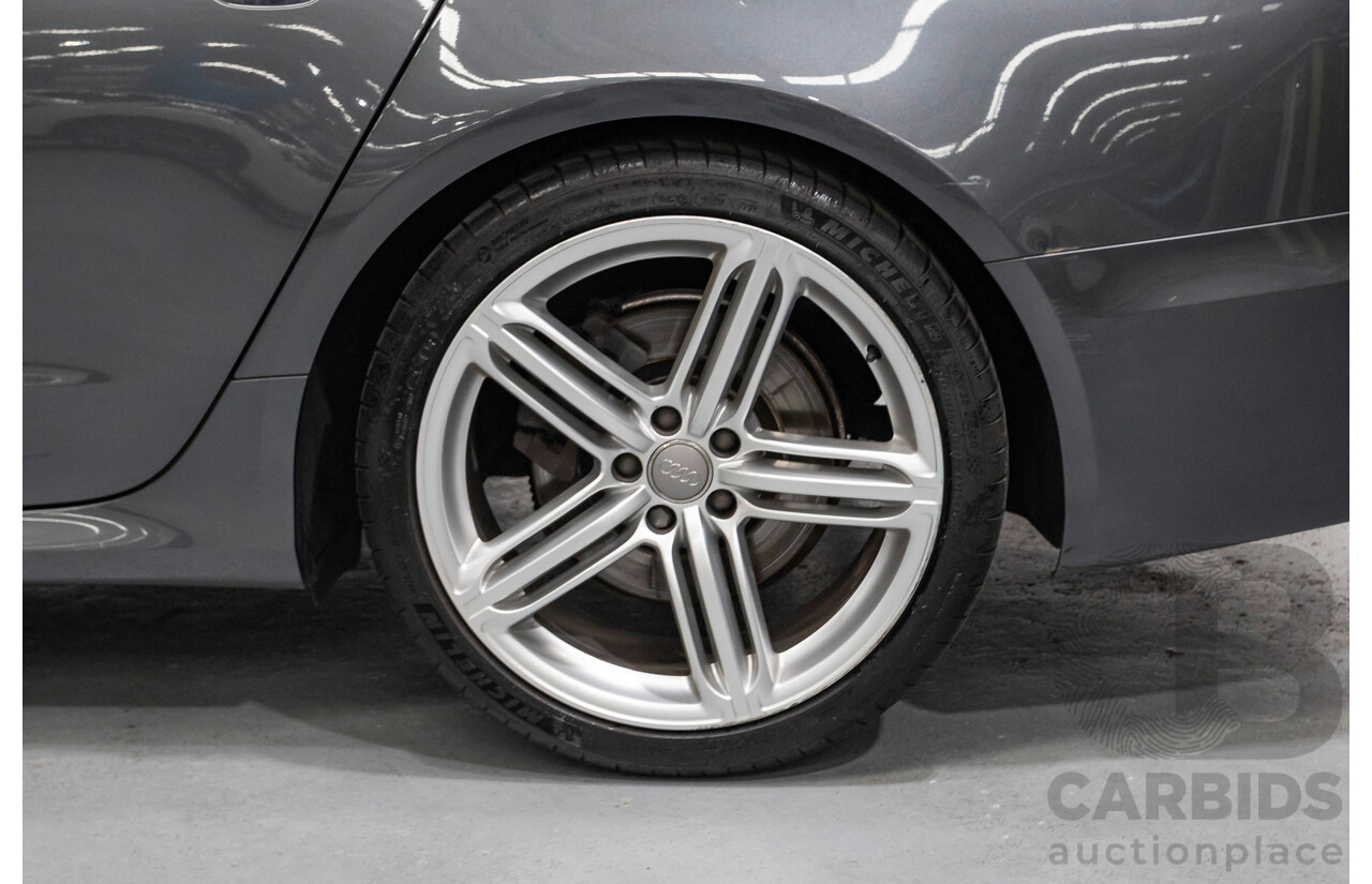 11/2012 Audi A6 S-Line 3.0 TDI Quattro (AWD) 4GL 4d Sedan Daytona Gray Pearlescent Turbo Diesel V6 3.0L