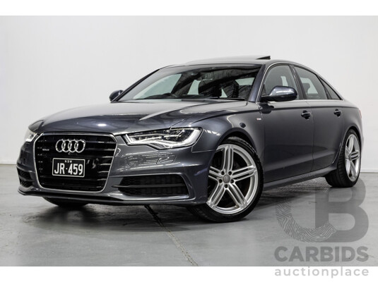 11/2012 Audi A6 S-Line 3.0 TDI Quattro (AWD) 4GL 4d Sedan Daytona Gray Pearlescent Turbo Diesel V6 3.0L