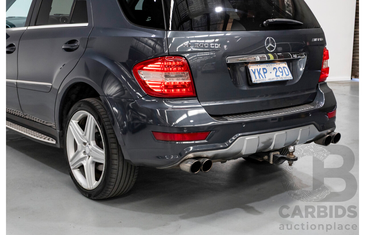 5/2010 Mercedes-Benz ML 300 CDI AMG Pack (4x4) W164 09 UPGRADE 4d Wagon Steel Gray Metallic Turbo Diesel V6 3.0L