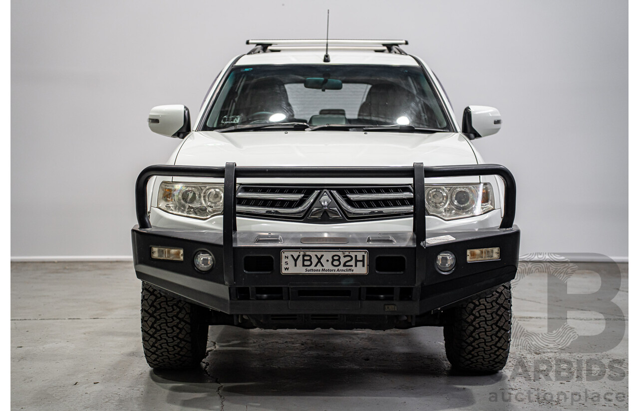08/2014 Mitsubishi Challenger (4x4) PC MY14 4d Wagon White 2.5L