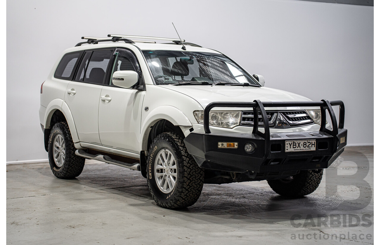 08/2014 Mitsubishi Challenger (4x4) PC MY14 4d Wagon White 2.5L
