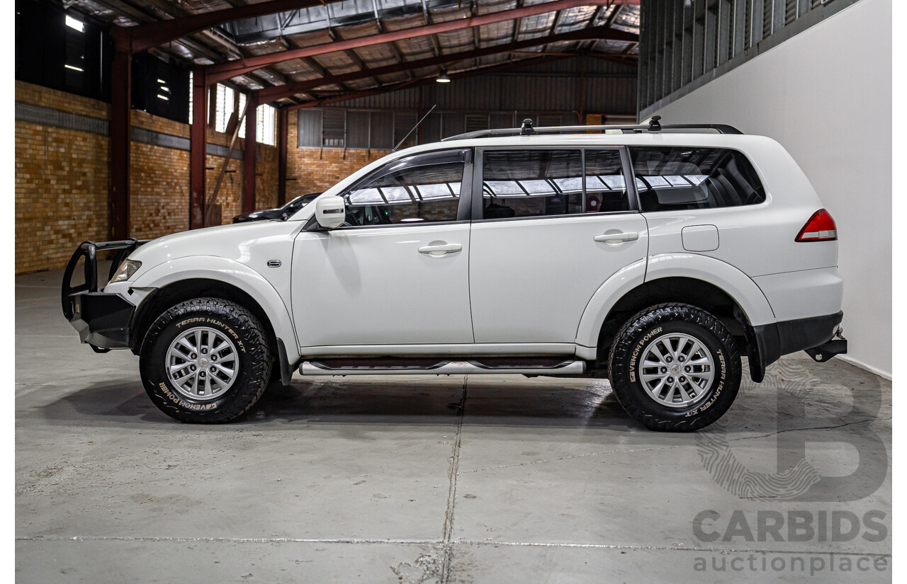 08/2014 Mitsubishi Challenger (4x4) PC MY14 4d Wagon White 2.5L