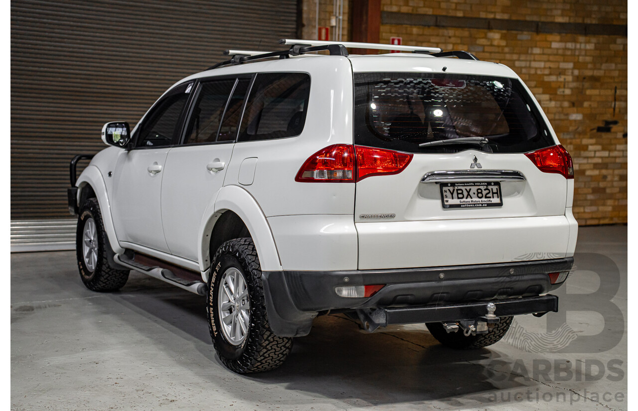 08/2014 Mitsubishi Challenger (4x4) PC MY14 4d Wagon White 2.5L