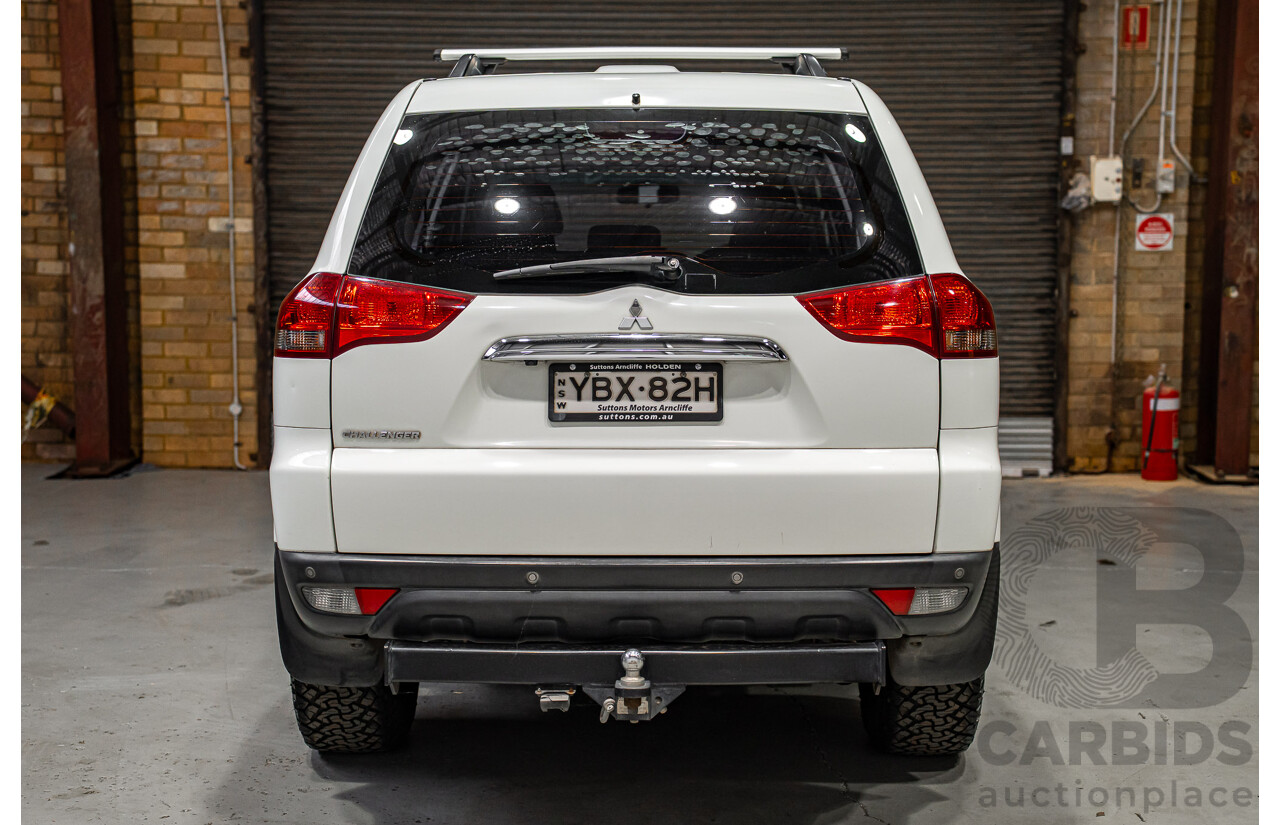 08/2014 Mitsubishi Challenger (4x4) PC MY14 4d Wagon White 2.5L