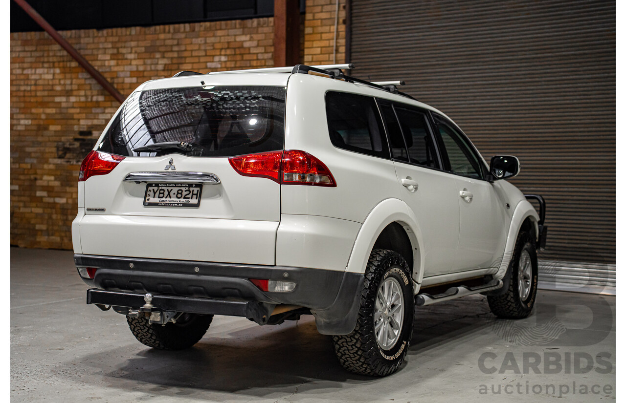 08/2014 Mitsubishi Challenger (4x4) PC MY14 4d Wagon White 2.5L