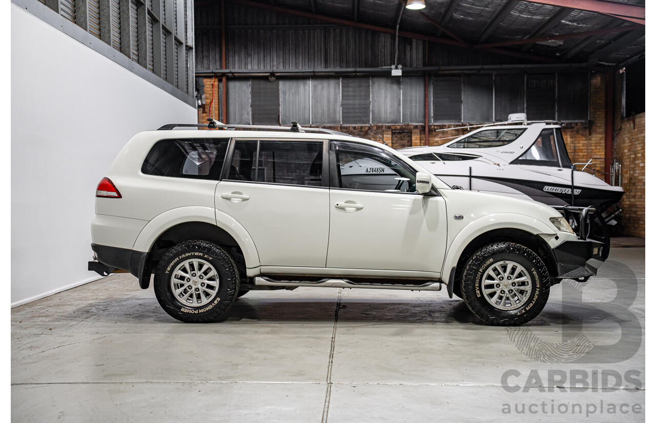 08/2014 Mitsubishi Challenger (4x4) PC MY14 4d Wagon White 2.5L
