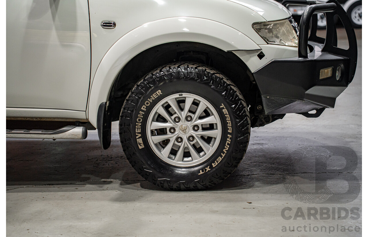 08/2014 Mitsubishi Challenger (4x4) PC MY14 4d Wagon White 2.5L