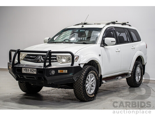 08/2014 Mitsubishi Challenger (4x4) PC MY14 4d Wagon White 2.5L