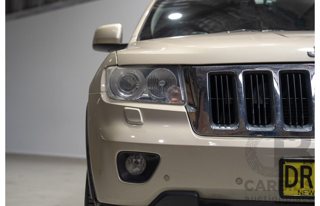 08/2011 Jeep Grand Cherokee LIMITED (4x4) WK 4d Wagon Turbo Diesel Gold 3.0L