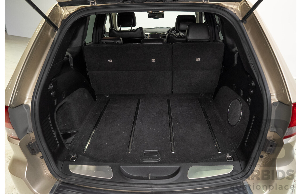 08/2011 Jeep Grand Cherokee LIMITED (4x4) WK 4d Wagon Turbo Diesel Gold 3.0L