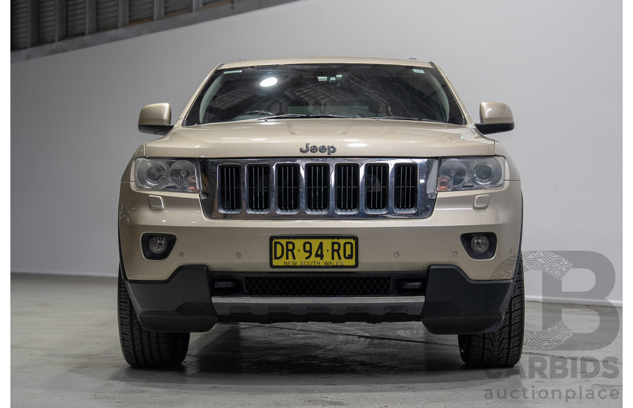 08/2011 Jeep Grand Cherokee LIMITED (4x4) WK 4d Wagon Turbo Diesel Gold 3.0L