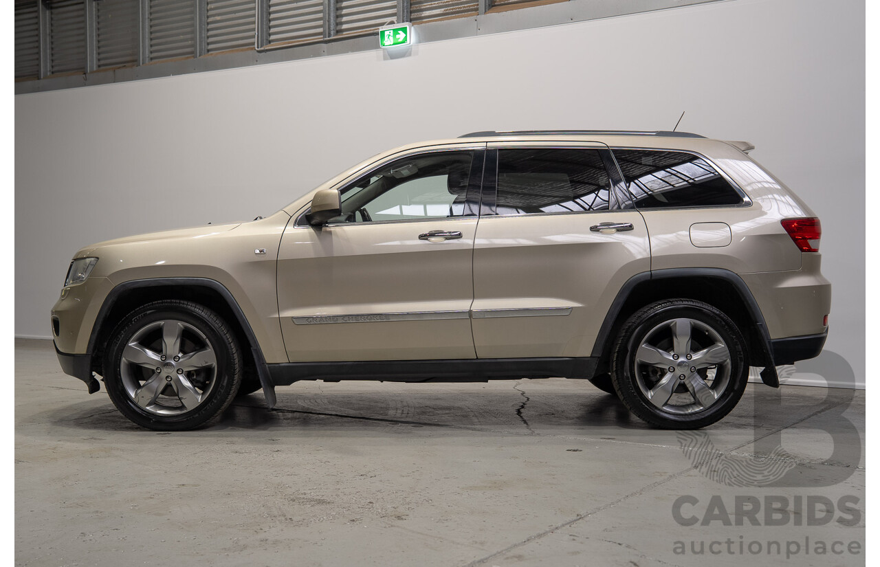 08/2011 Jeep Grand Cherokee LIMITED (4x4) WK 4d Wagon Turbo Diesel Gold 3.0L