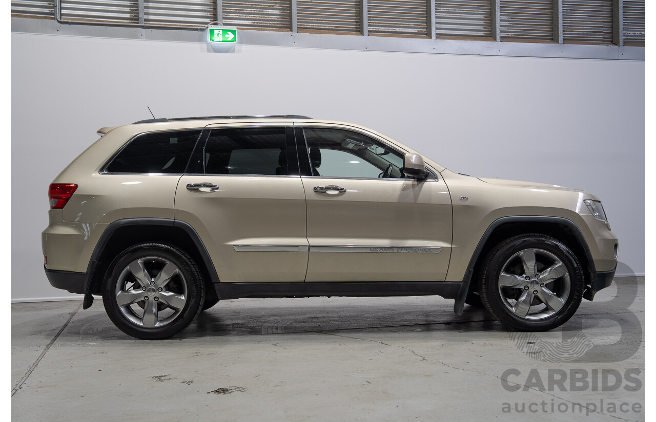 08/2011 Jeep Grand Cherokee LIMITED (4x4) WK 4d Wagon Turbo Diesel Gold 3.0L
