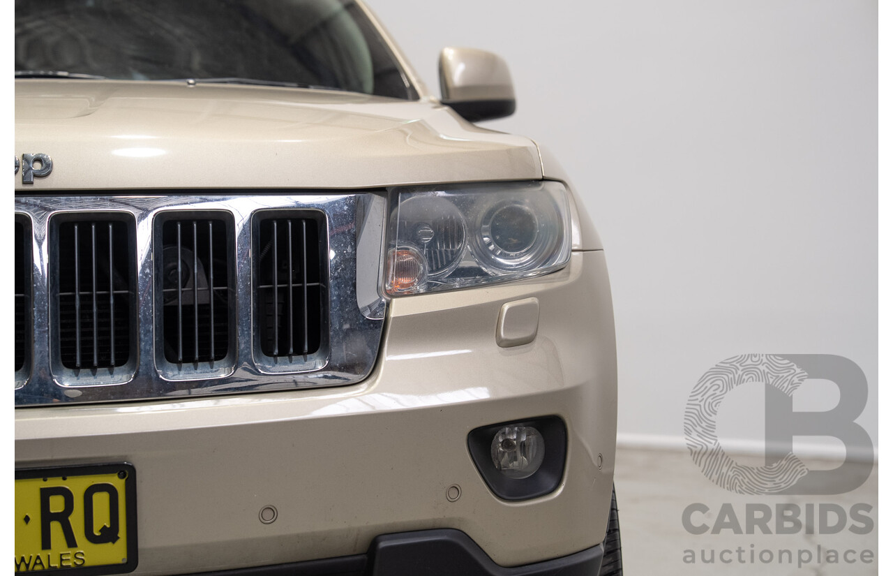 08/2011 Jeep Grand Cherokee LIMITED (4x4) WK 4d Wagon Turbo Diesel Gold 3.0L