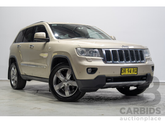 08/2011 Jeep Grand Cherokee LIMITED (4x4) WK 4d Wagon Turbo Diesel Gold 3.0L