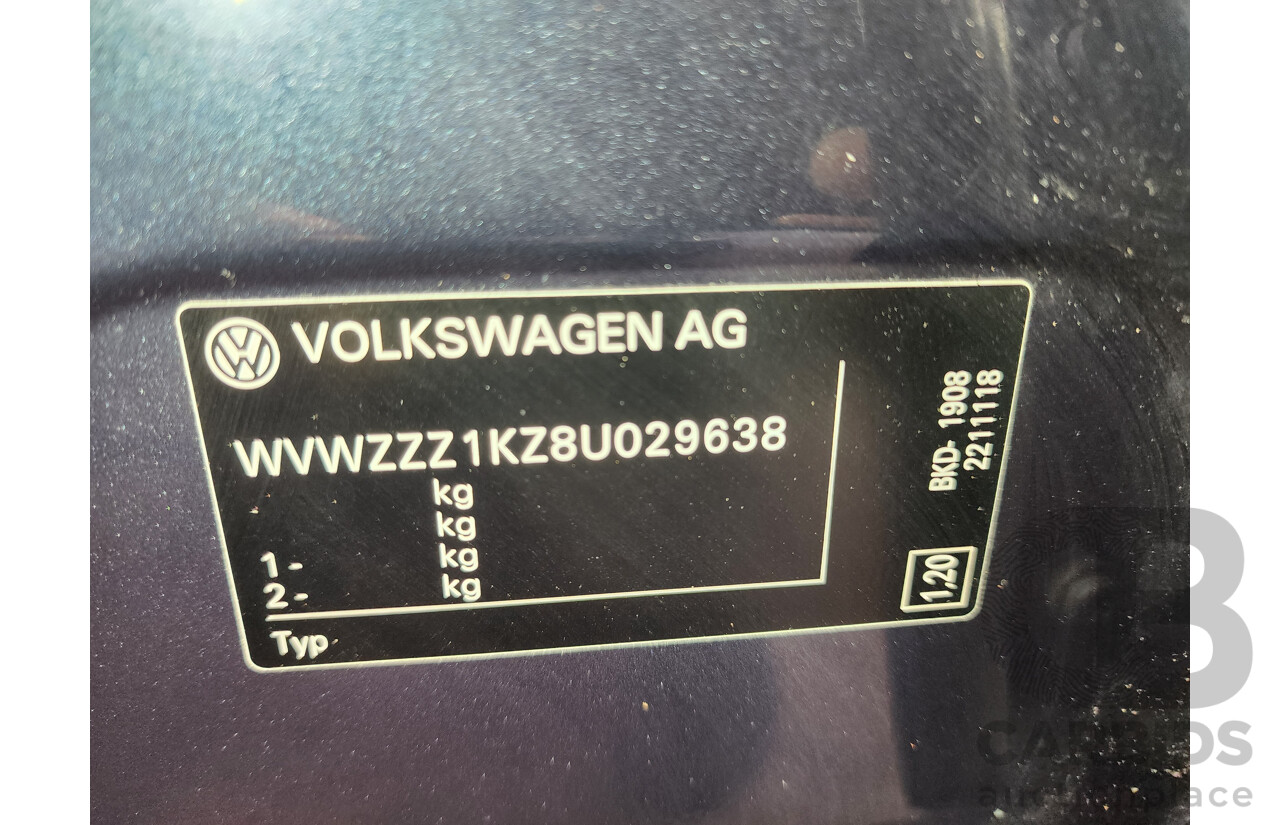 04/2009 Volkswagen Jetta 2.0 TDI 1KM MY08 UPGRADE 4d Sedan Blue 2.0L