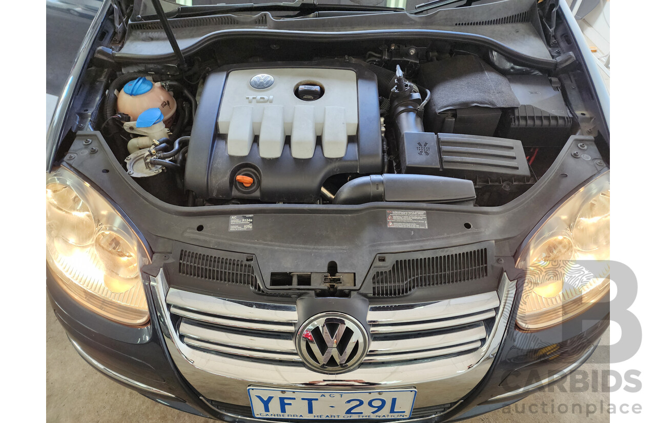 04/2009 Volkswagen Jetta 2.0 TDI 1KM MY08 UPGRADE 4d Sedan Blue 2.0L