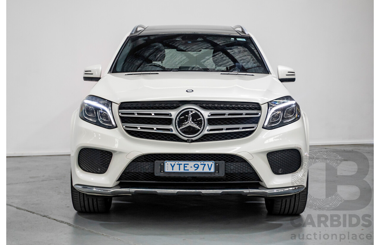 7/2016 Mercedes-Benz GLS 500 4MATIC AMG Pack (AWD) X166 4d Wagon Diamond White Metallic Twin Turbo V8 4.7L - 7 Seater