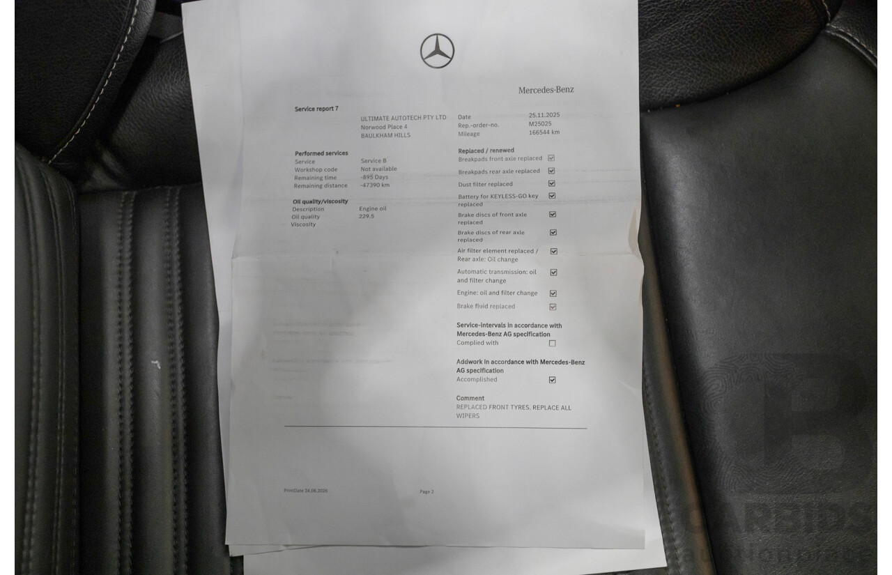 7/2016 Mercedes-Benz GLS 500 4MATIC AMG Pack (AWD) X166 4d Wagon Diamond White Metallic Twin Turbo V8 4.7L - 7 Seater