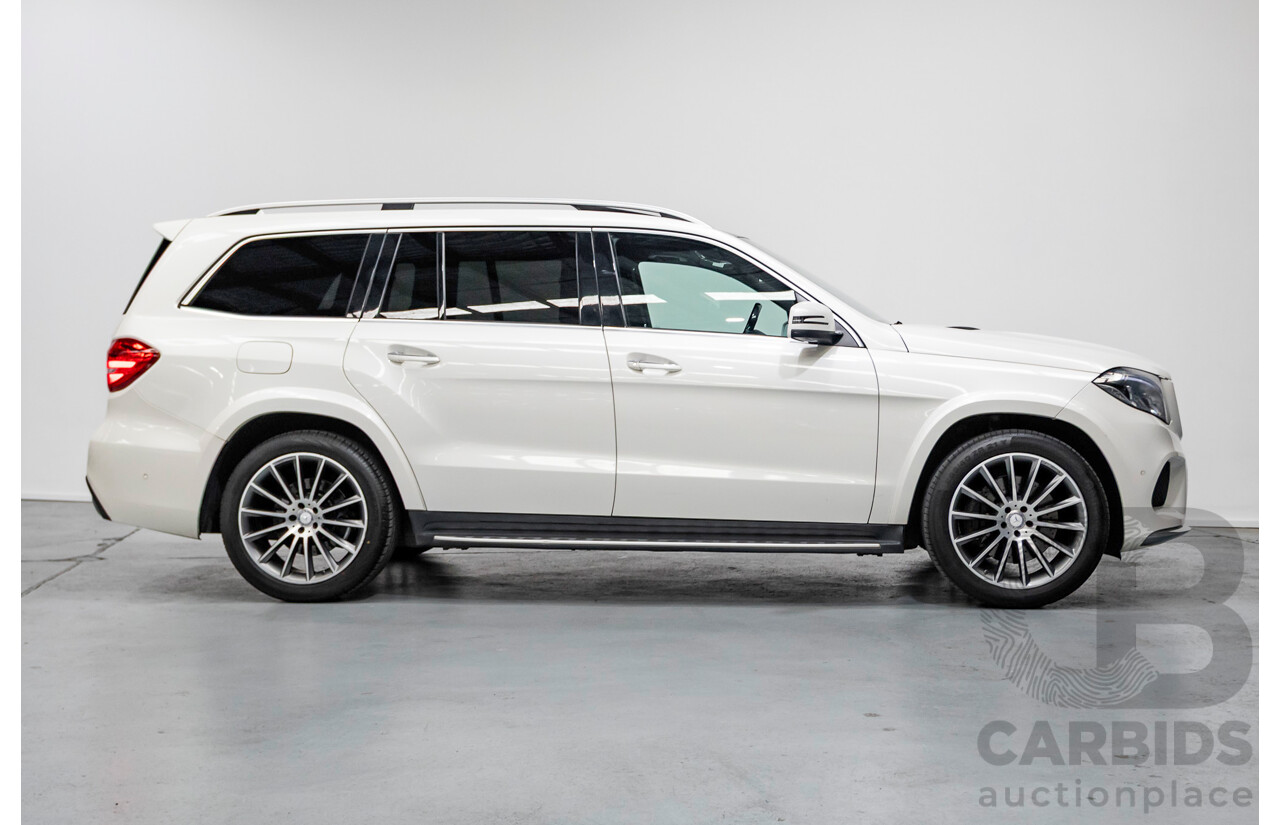 7/2016 Mercedes-Benz GLS 500 4MATIC AMG Pack (AWD) X166 4d Wagon Diamond White Metallic Twin Turbo V8 4.7L - 7 Seater