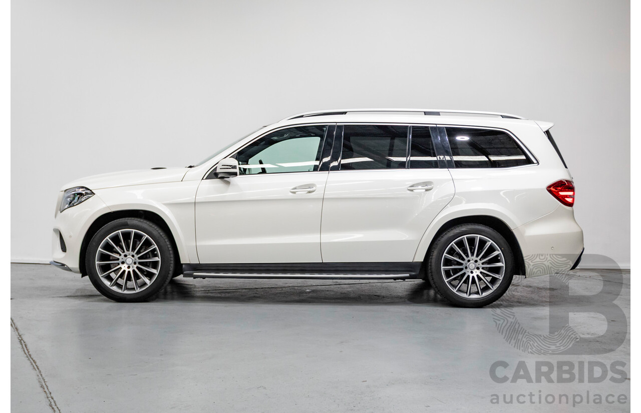 7/2016 Mercedes-Benz GLS 500 4MATIC AMG Pack (AWD) X166 4d Wagon Diamond White Metallic Twin Turbo V8 4.7L - 7 Seater