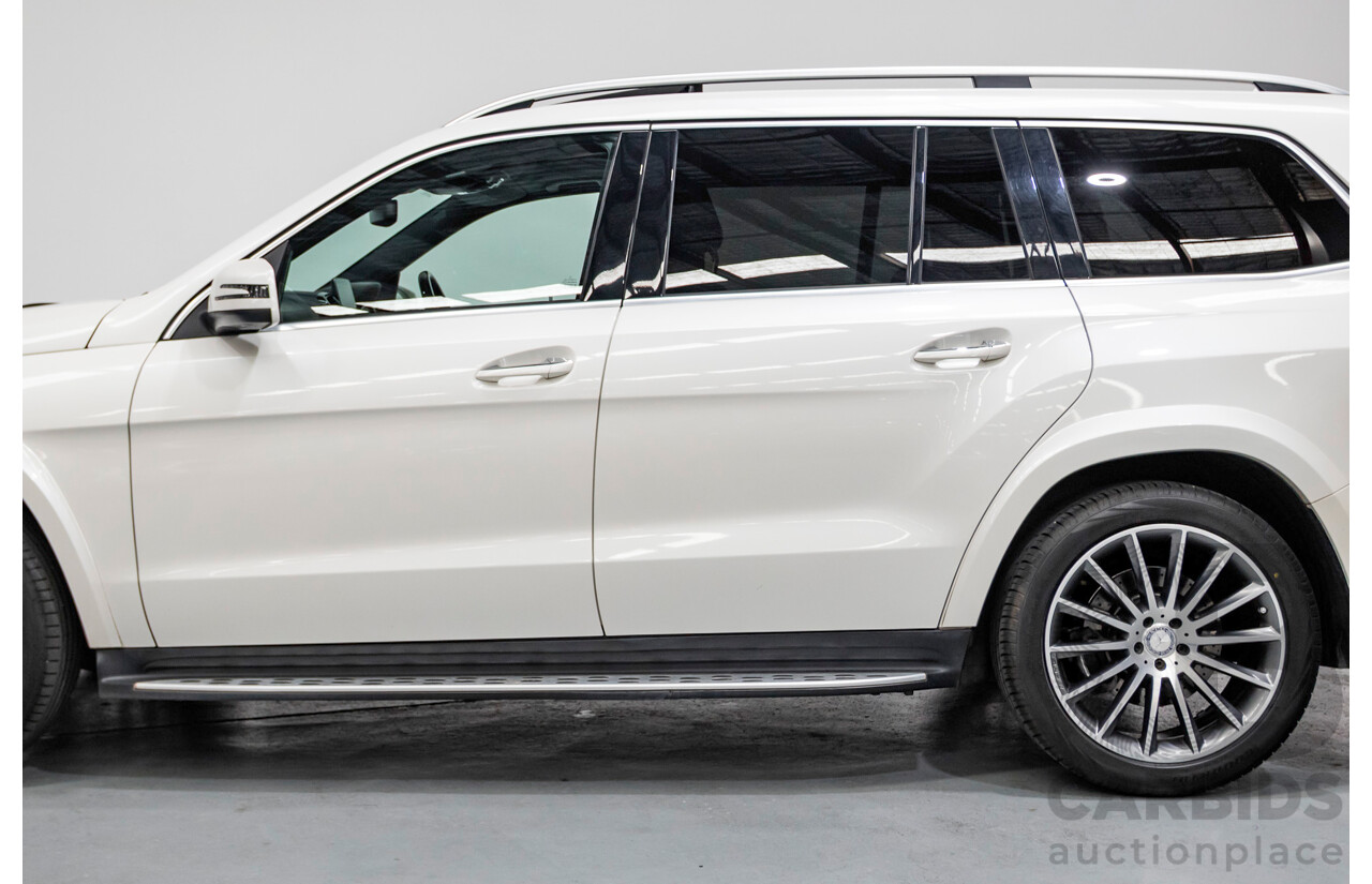 7/2016 Mercedes-Benz GLS 500 4MATIC AMG Pack (AWD) X166 4d Wagon Diamond White Metallic Twin Turbo V8 4.7L - 7 Seater