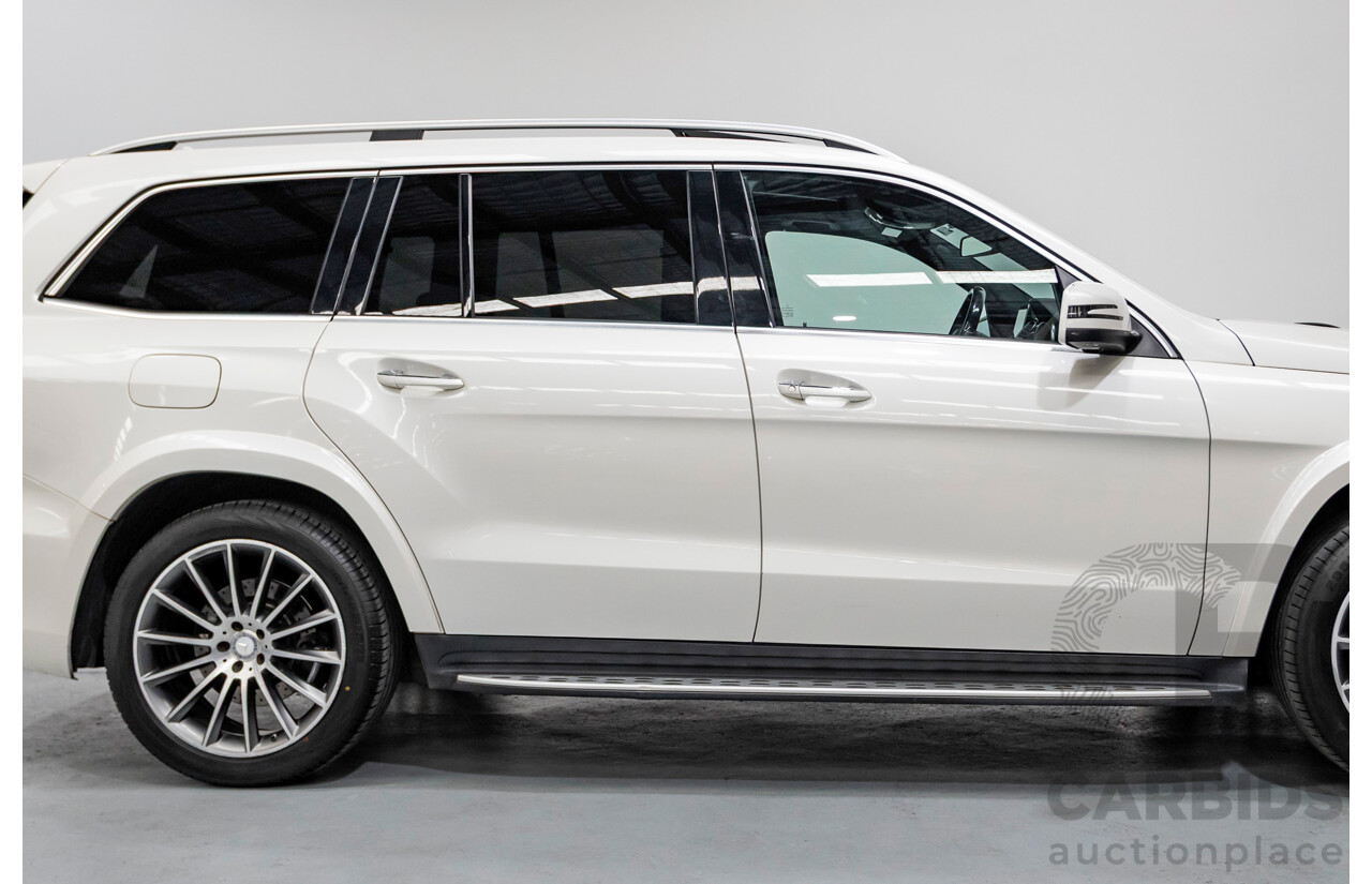 7/2016 Mercedes-Benz GLS 500 4MATIC AMG Pack (AWD) X166 4d Wagon Diamond White Metallic Twin Turbo V8 4.7L - 7 Seater