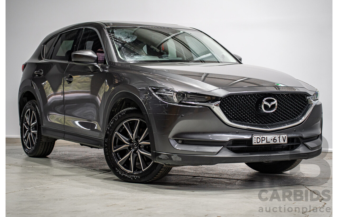 06/2017 Mazda Cx-5 GT (4x4) MY17.5 KF Series 2 4d Wagon Grey Turbo Diesel 2.2L