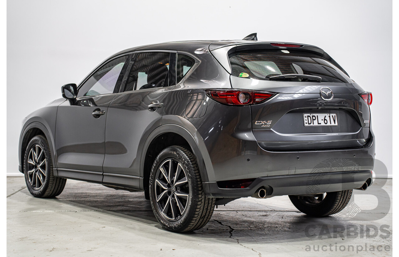 06/2017 Mazda Cx-5 GT (4x4) MY17.5 KF Series 2 4d Wagon Grey Turbo Diesel 2.2L