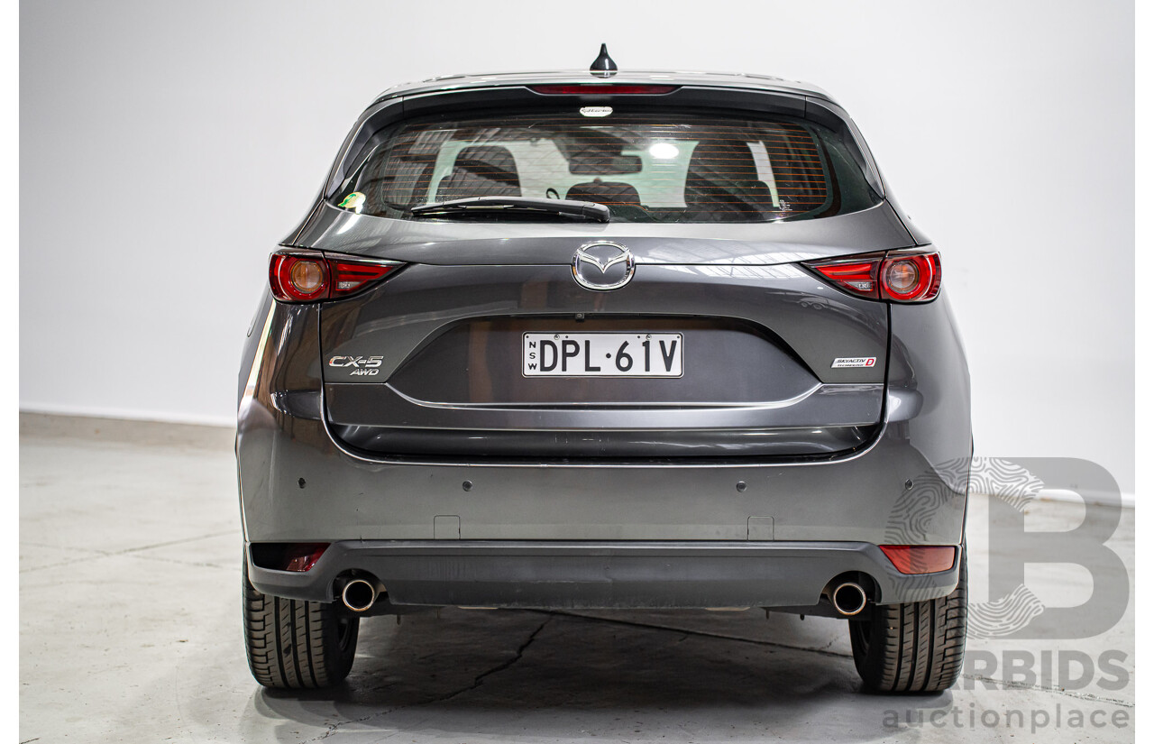 06/2017 Mazda Cx-5 GT (4x4) MY17.5 KF Series 2 4d Wagon Grey Turbo Diesel 2.2L