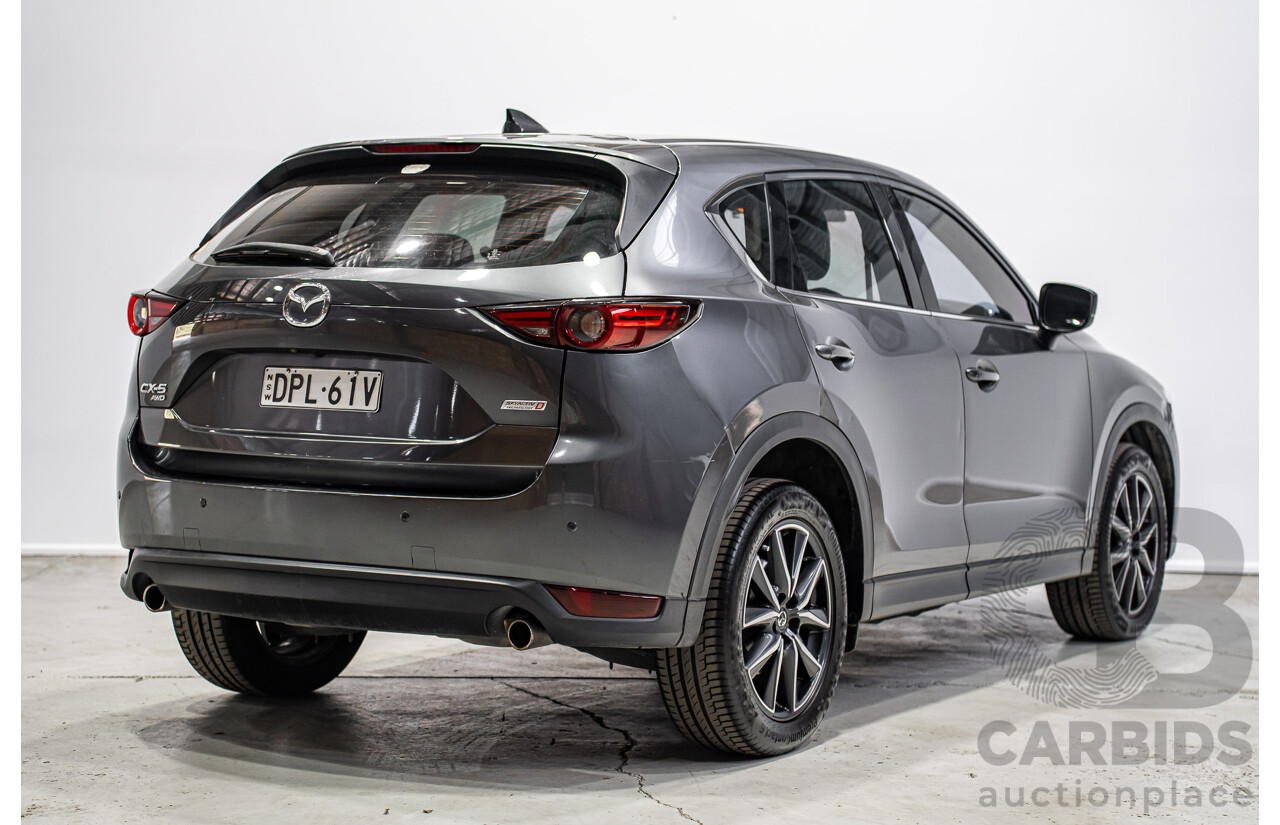 06/2017 Mazda Cx-5 GT (4x4) MY17.5 KF Series 2 4d Wagon Grey Turbo Diesel 2.2L
