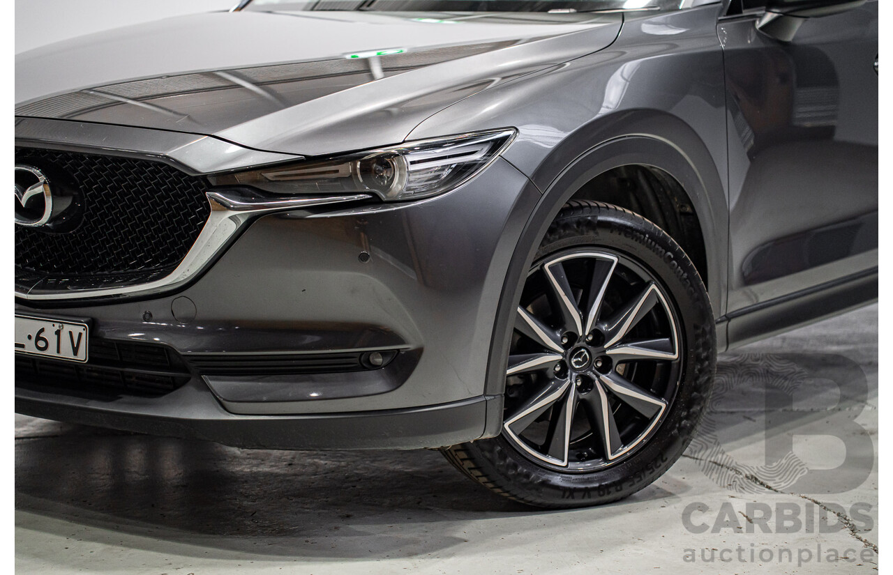 06/2017 Mazda Cx-5 GT (4x4) MY17.5 KF Series 2 4d Wagon Grey Turbo Diesel 2.2L