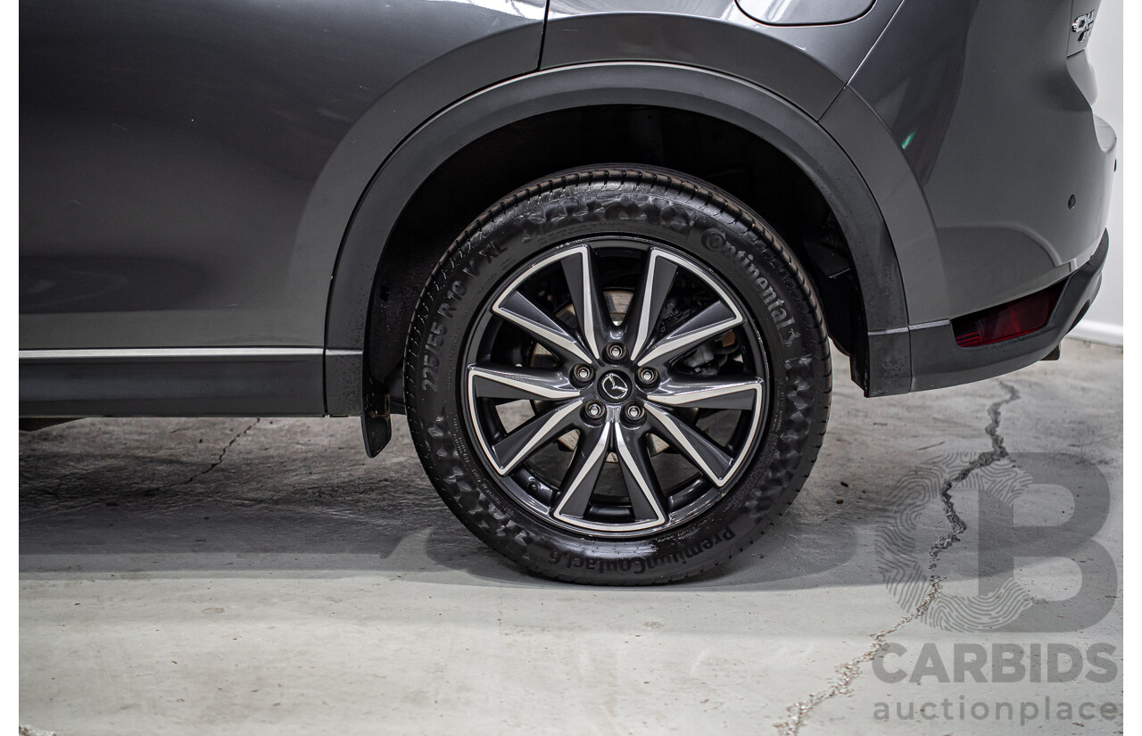 06/2017 Mazda Cx-5 GT (4x4) MY17.5 KF Series 2 4d Wagon Grey Turbo Diesel 2.2L