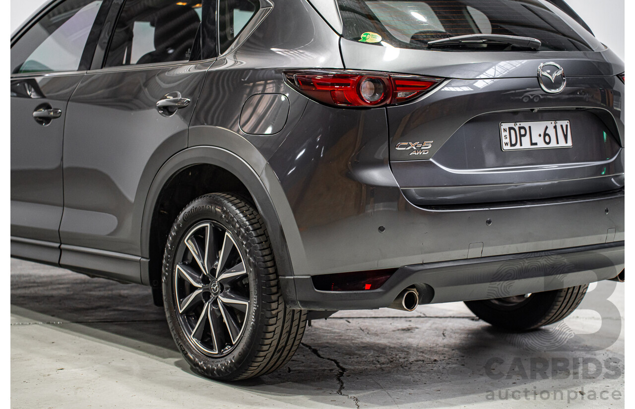 06/2017 Mazda Cx-5 GT (4x4) MY17.5 KF Series 2 4d Wagon Grey Turbo Diesel 2.2L