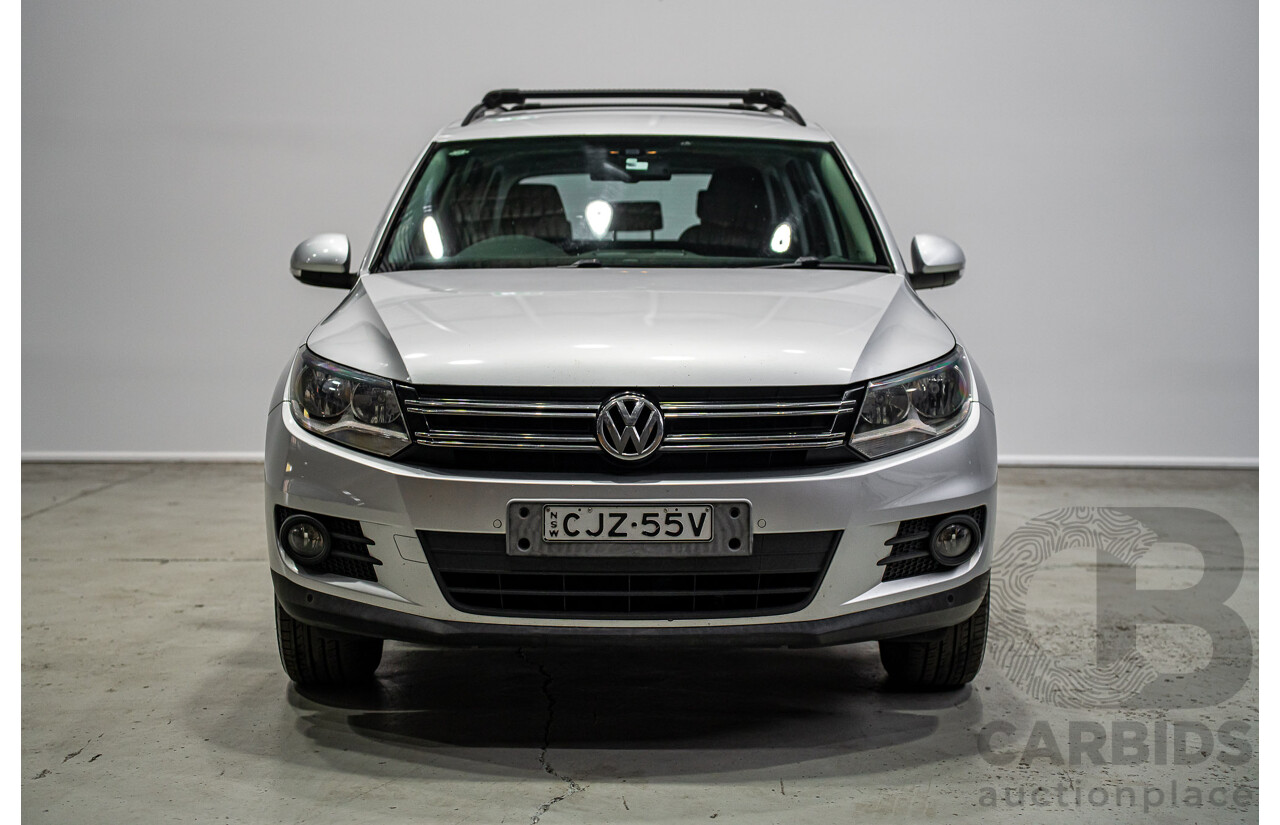 03/2012 Volkswagen Tiguan 132 TSI (4x4) 5NC MY12 4d Wagon Silver Turbo 2.0L