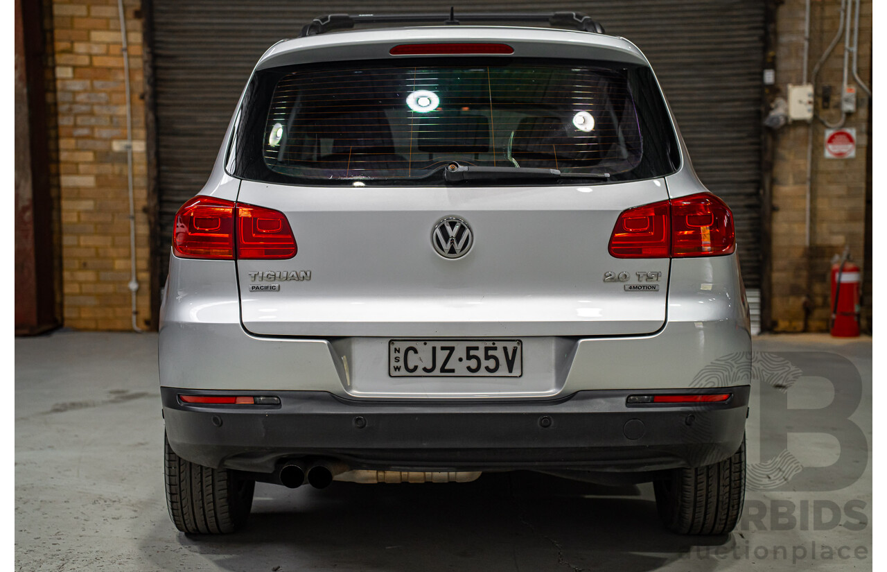 03/2012 Volkswagen Tiguan 132 TSI (4x4) 5NC MY12 4d Wagon Silver Turbo 2.0L