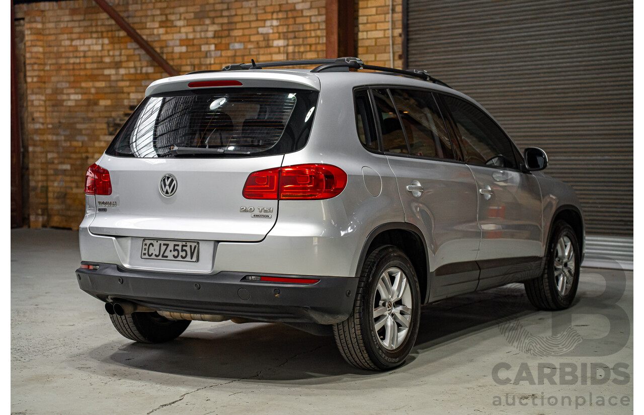 03/2012 Volkswagen Tiguan 132 TSI (4x4) 5NC MY12 4d Wagon Silver Turbo 2.0L