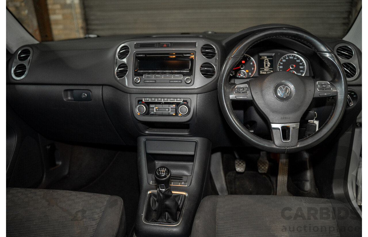 03/2012 Volkswagen Tiguan 132 TSI (4x4) 5NC MY12 4d Wagon Silver Turbo 2.0L
