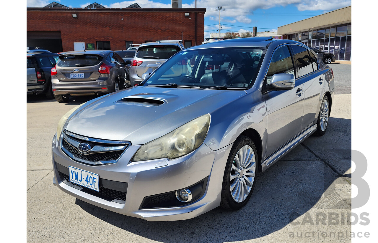 04/2010 Subaru Liberty 2.5i GT Premium MY10 4d Sedan Silver 2.5L