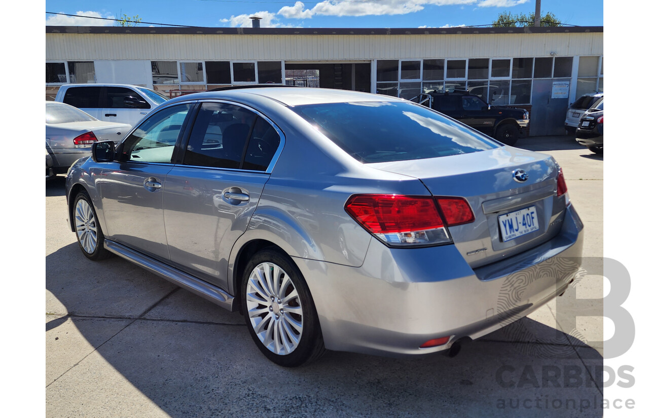 04/2010 Subaru Liberty 2.5i GT Premium MY10 4d Sedan Silver 2.5L