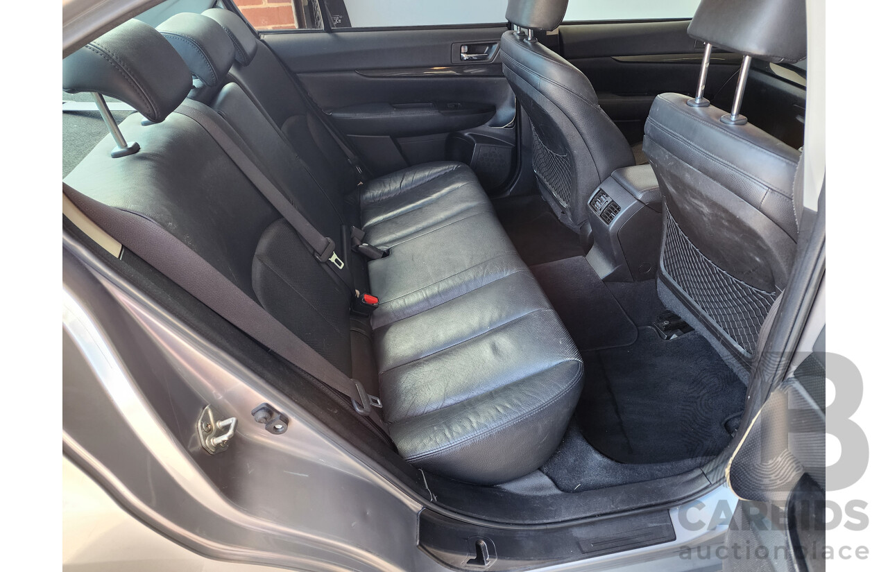 04/2010 Subaru Liberty 2.5i GT Premium MY10 4d Sedan Silver 2.5L