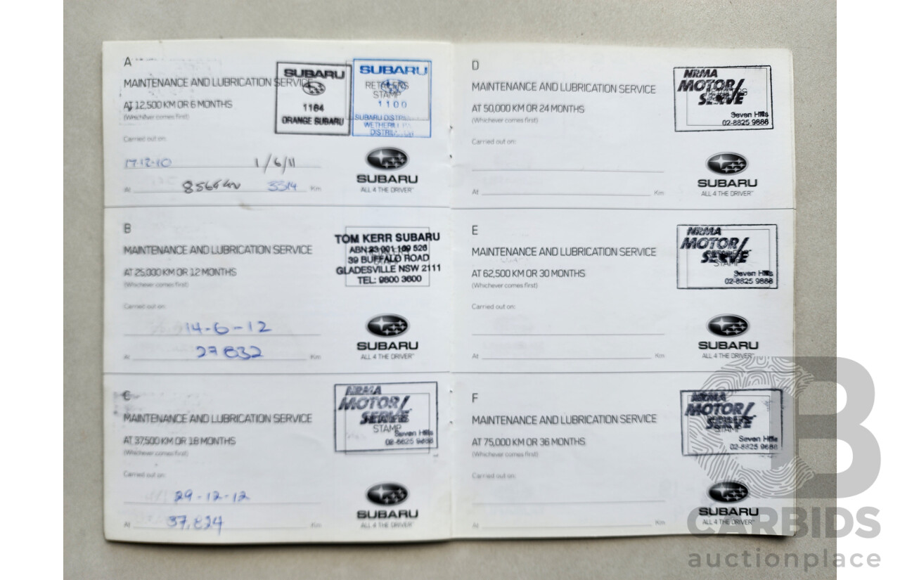 04/2010 Subaru Liberty 2.5i GT Premium MY10 4d Sedan Silver 2.5L