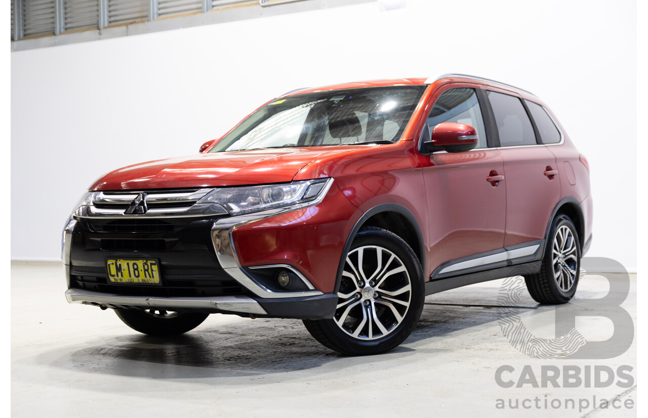 10/2016 Mitsubishi Outlander LS Safety Pack ZK MY17 4d Wagon Red 2.0L