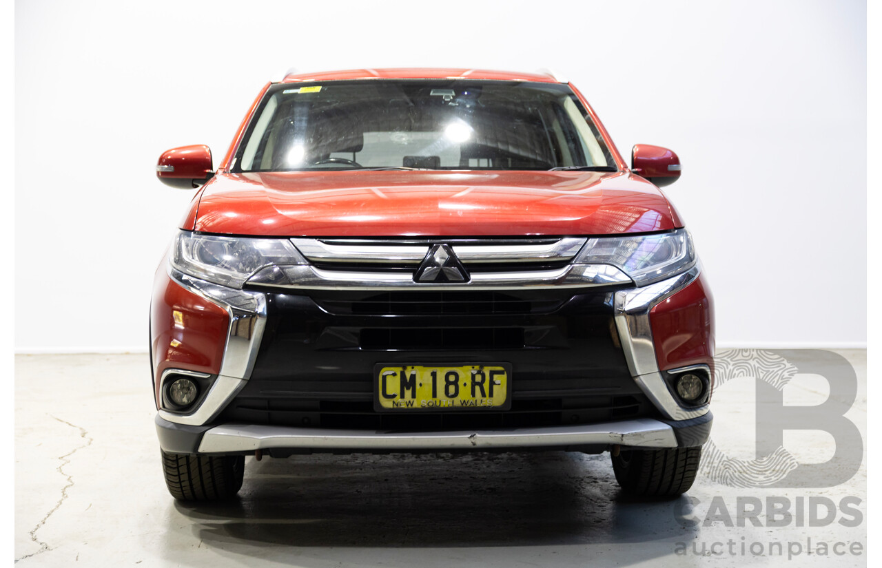 10/2016 Mitsubishi Outlander LS Safety Pack ZK MY17 4d Wagon Red 2.0L