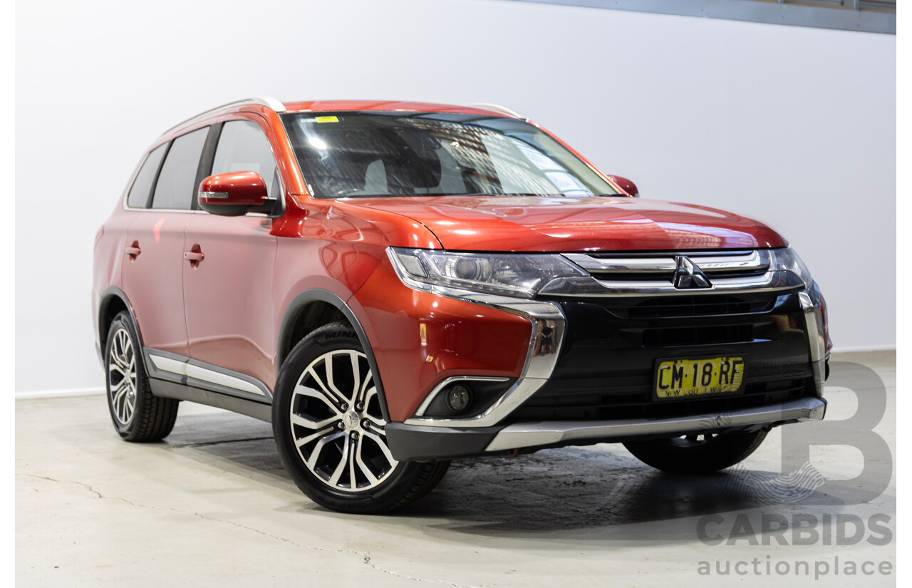 10/2016 Mitsubishi Outlander LS Safety Pack ZK MY17 4d Wagon Red 2.0L