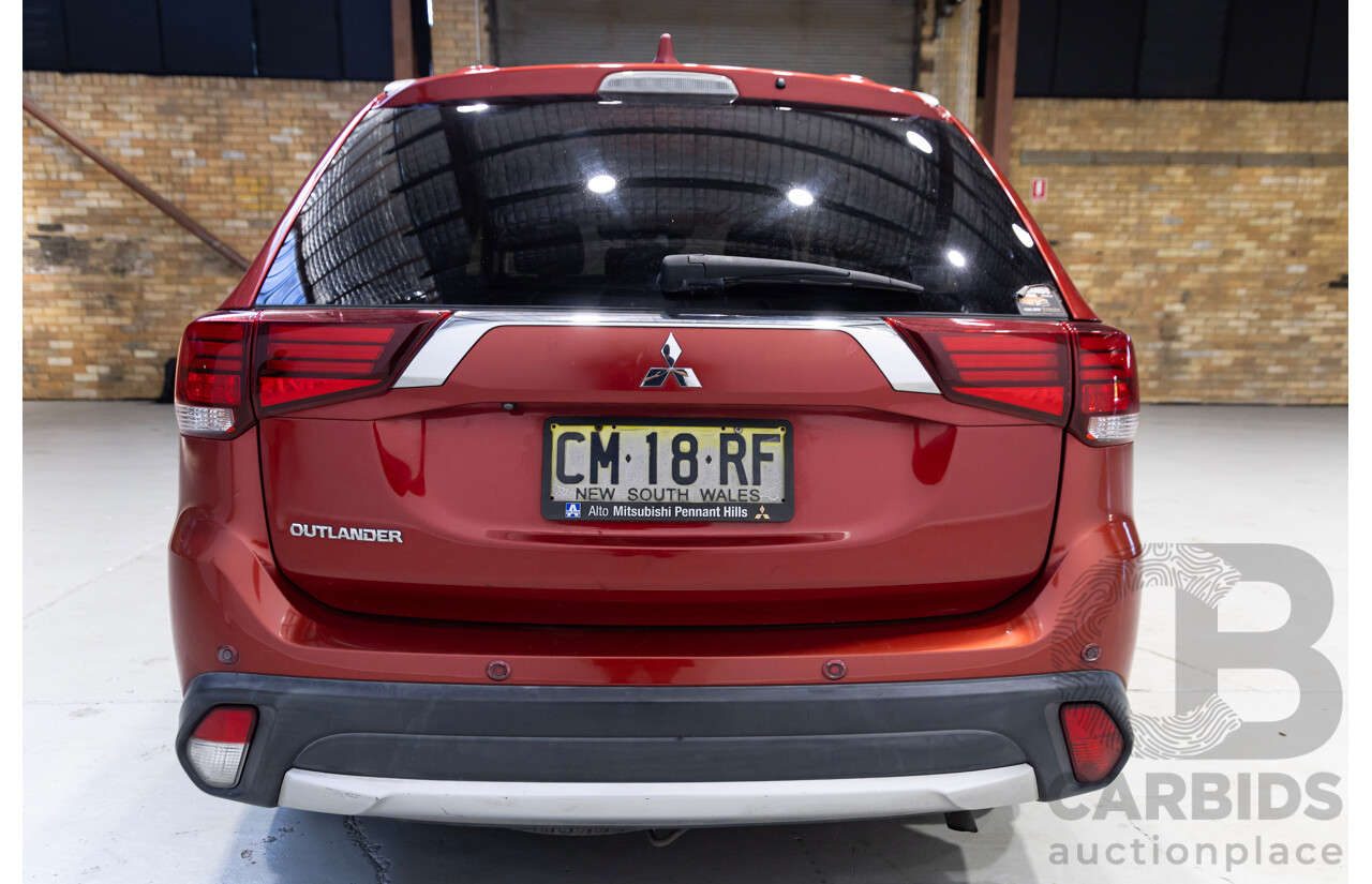 10/2016 Mitsubishi Outlander LS Safety Pack ZK MY17 4d Wagon Red 2.0L